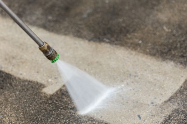 Garage Floor Power Washing in Cedar Falls