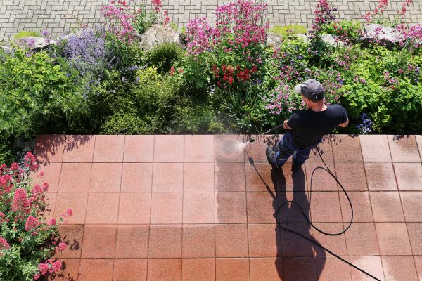 Patio Power Washing in Cedar Falls