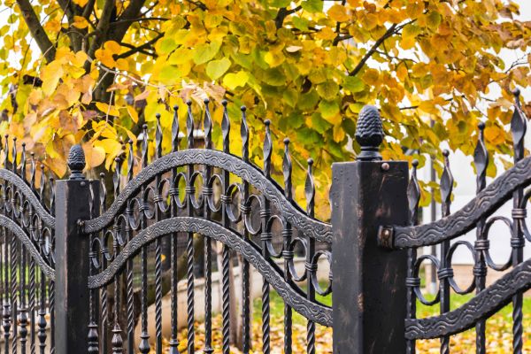 Wrought Iron Fence Washing in Cedar Falls