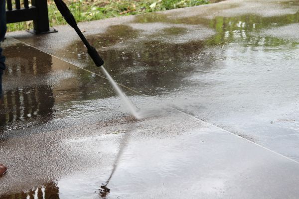 Concrete Deck Cleaning in Cedar Falls