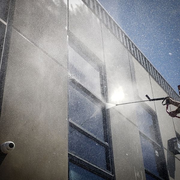Exterior Building Washing in Cedar Falls