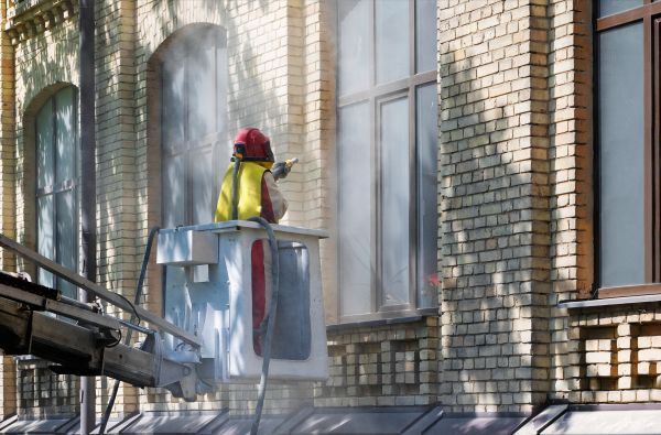 Brick Facade Cleaning in Cedar Falls