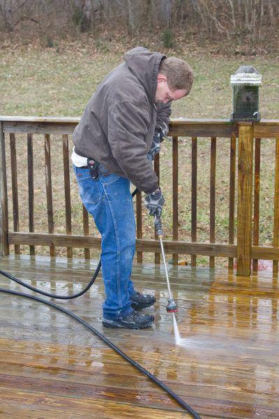 Balcony Power Washing in Cedar Falls