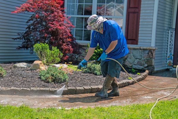 Brick Walkway Cleaning in Cedar Falls